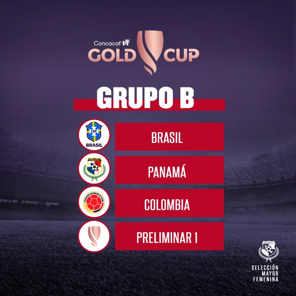 Calendario de Panamá en Copa Oro Femenina 2024 Fase de Grupos