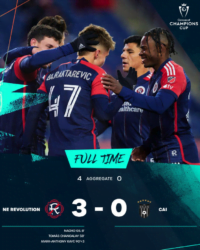 CAI buscará la remontada ante New England Revolution