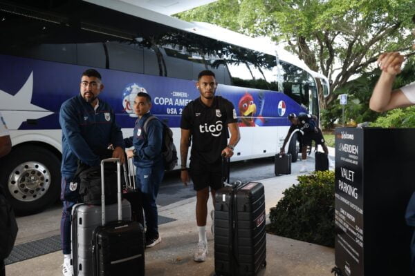 Llegada selección de Panamá