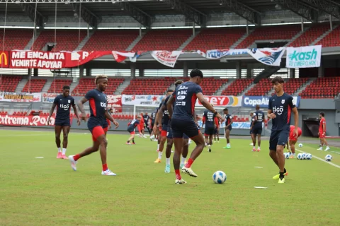 Entrenamiento de la Seleccion de Panamá