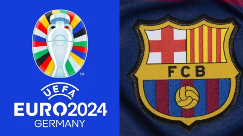 Jugadores del FC Barcelona en la Eurocopa 2024