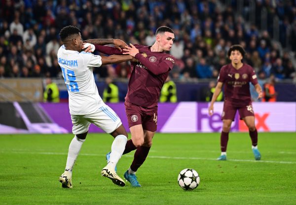 César Blackman y Phil Foden(Photo by Christian Bruna/Getty Images)