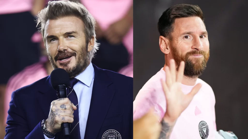 Beckham y Messi 2024