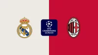 Champions League Real Madrid vs AC Milan 5 noviembre