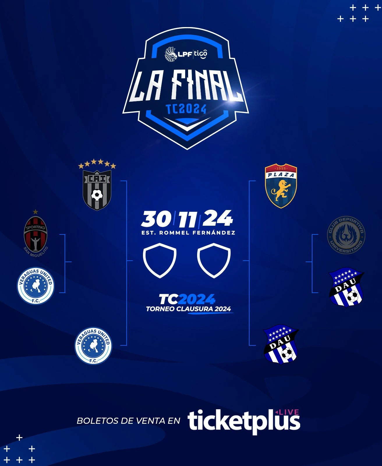 LPF los 4 equipos para la temporada de semifinales