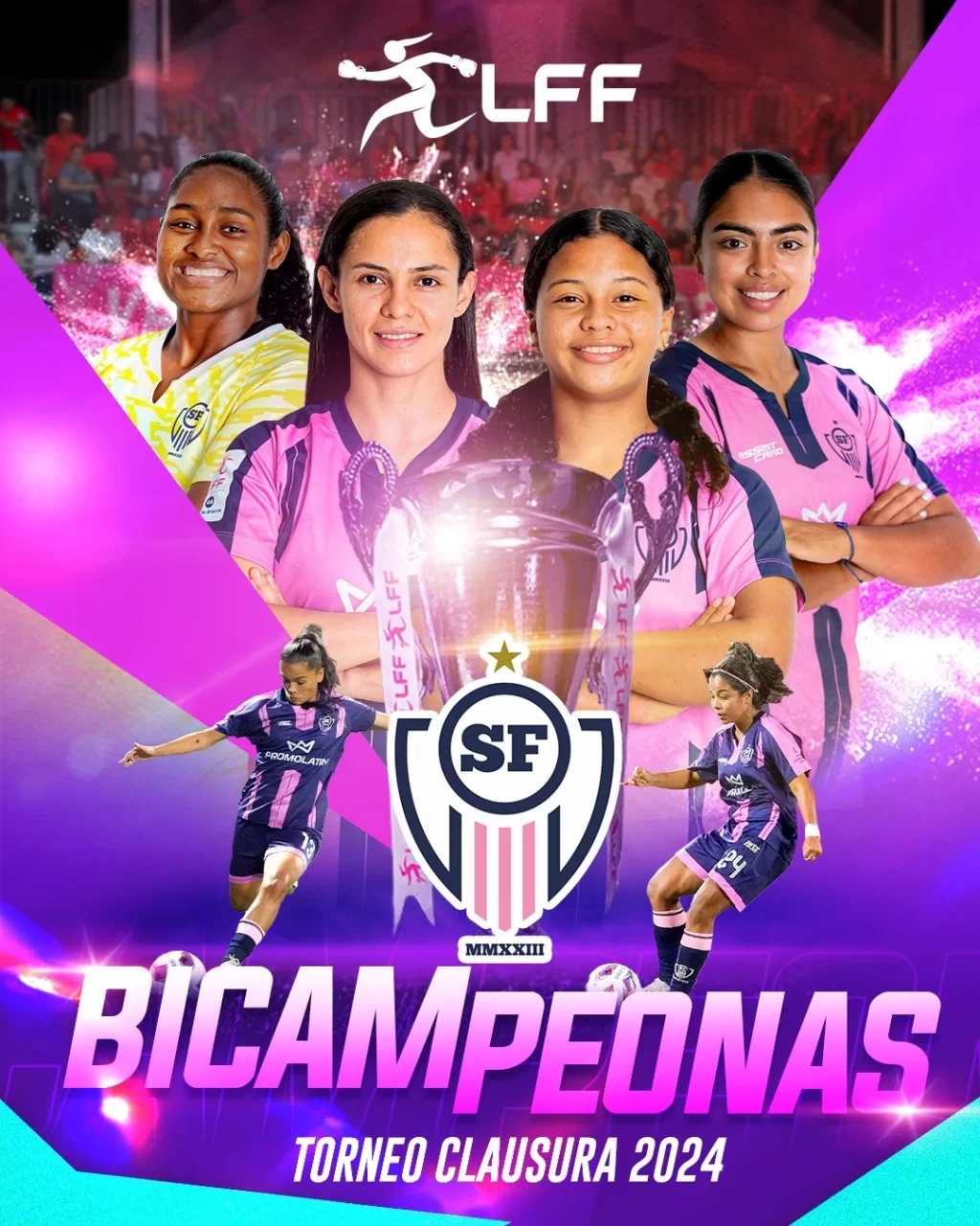 Santa Fe Bicampeonas LFF Clausura 2024