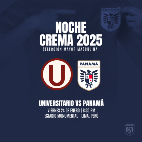 Primer amistoso de la Selección de Panamá en el 2025