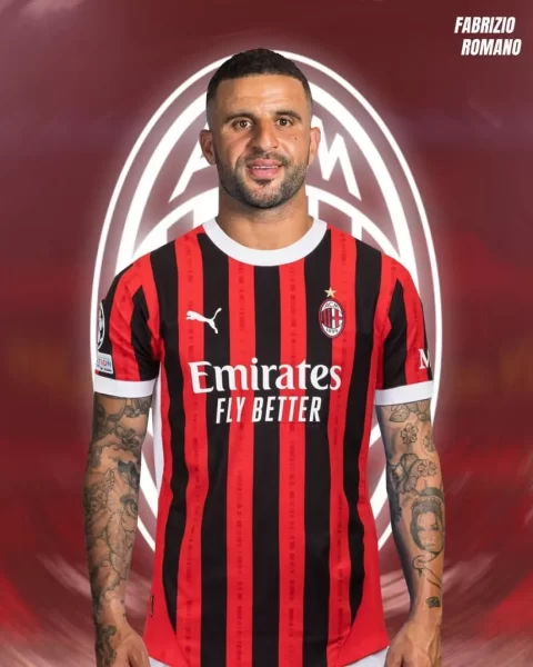 Kyle Walker, nuevo jugador del AC Milan