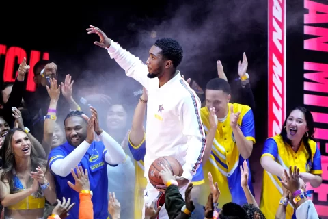 Donovan Mitchell/Photo by Thearon W. Henderson/Getty Images