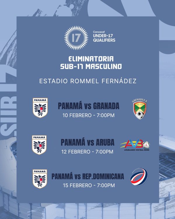 Rivales de Panamá Sub-17 en el premunidal