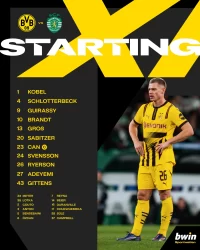 11 Inicial del Borussia Dortmund vs Sporting Lisboa