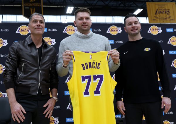 Luka Dončić, nuevo jugador de Los Angeles Lakers (Photo by Harry How/Getty Images)