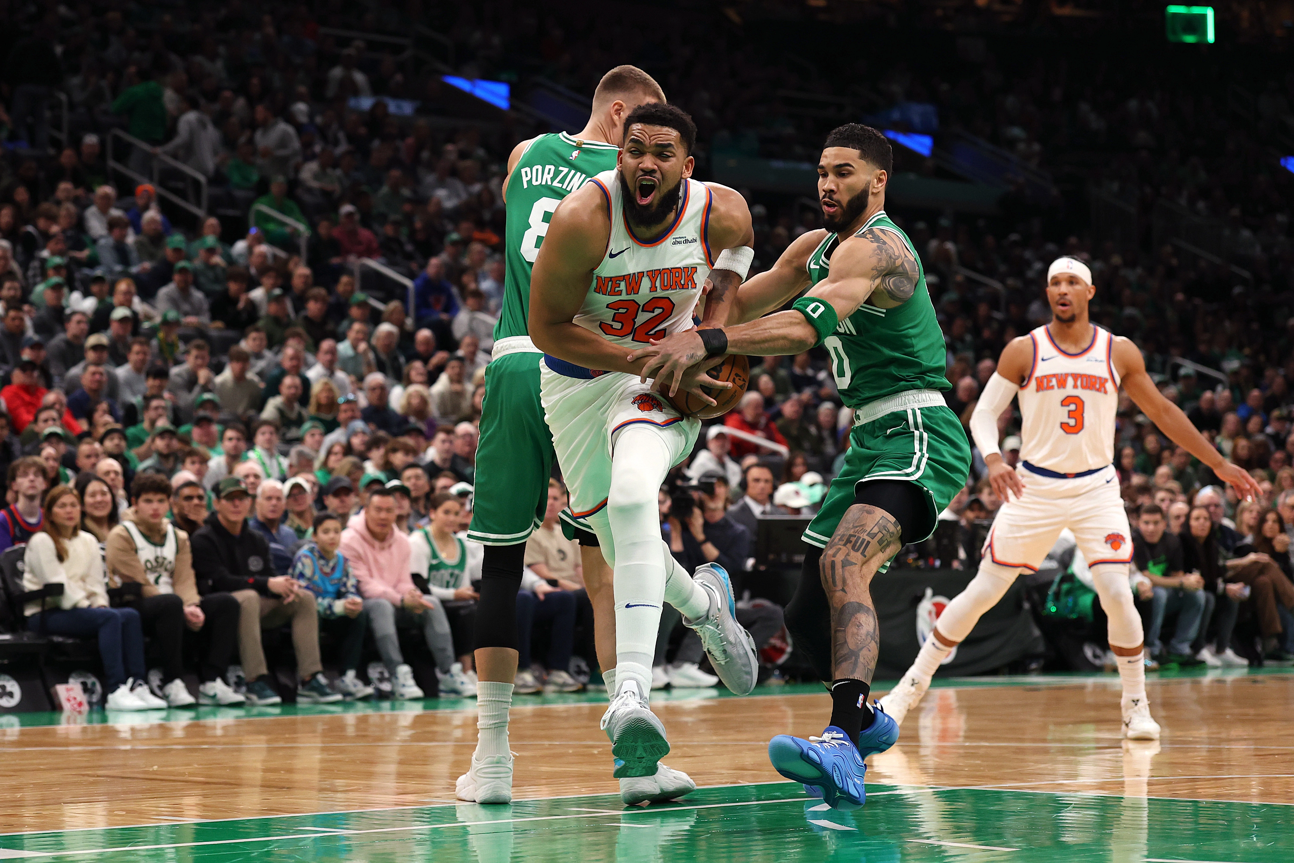 New York Knicks vs Boston Celtics(Photo by Maddie Meyer/Getty Images)