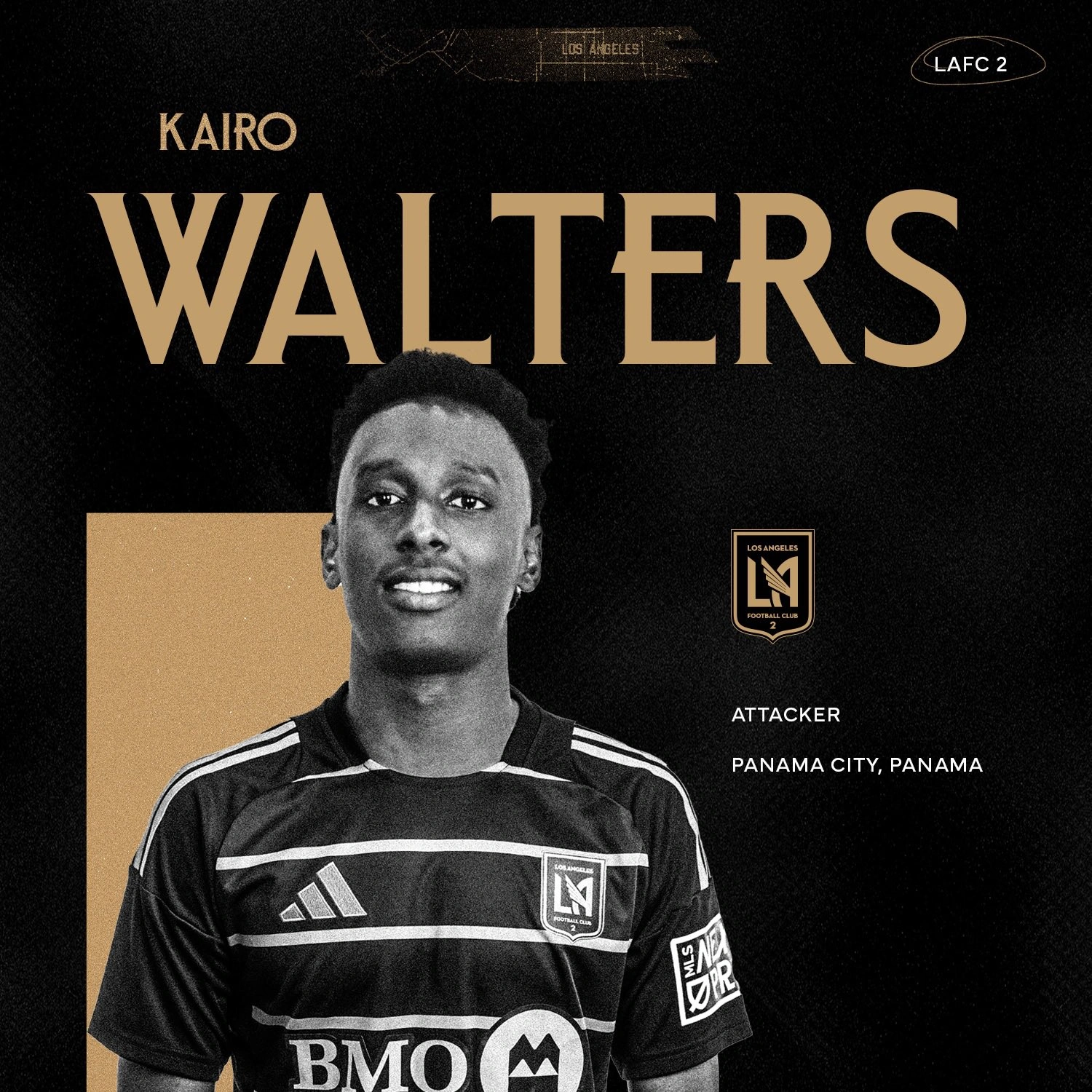 Kairo Walters, nuevo jugador de Los Angeles FC 2