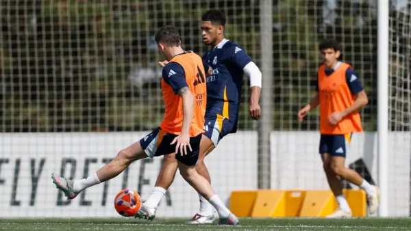 Entrenamiento del Real Madrid