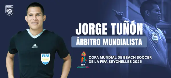 Orgullo panameño: Jorge Tuñón en el mundial Jorge Tuñón, arbitro panameño