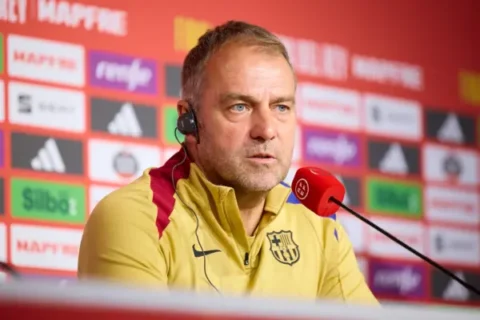 Hansi Flick (Photo by Fran Santiago/Getty Images)