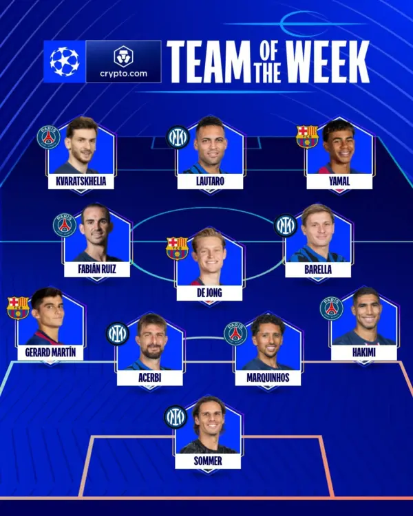 Conoce el 11 ideal de las semifinales de la Champions League XI ideal de las semifinales de la Champions League