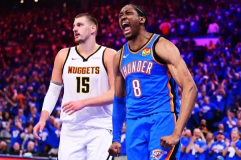 Oklahoma City Thunder vs Denver Nuggets (Photo by Joshua Gateley/Getty Images)