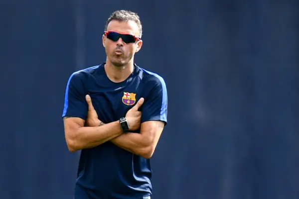 Luis Enrique no se olvida: "El amor y el cariño que le tengo al Barcelona no desaparecerán jamás" Luis Enrique, ex entrenador del FC Barcelona(Photo by David Ramos/Getty Images)