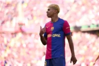 Lamine Yamal (Photo by Alex Caparros/Getty Images)