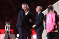 Carlo Ancelotti y Florentino Pérez (Photo by Yasser Bakhsh/Getty Images)
