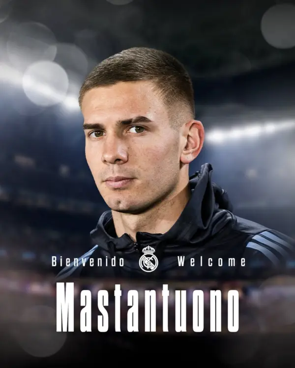 Franco Mastantuono es nuevo jugador del Real Madrid hasta 2031 Franco Mastantuono, nuevo jugador del Real Madrid