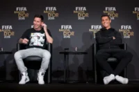 Lionel Messi y Cristiano Ronaldo (Photo by Philipp Schmidli/Getty Images)