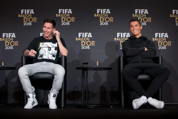 Lionel Messi y Cristiano Ronaldo (Photo by Philipp Schmidli/Getty Images)