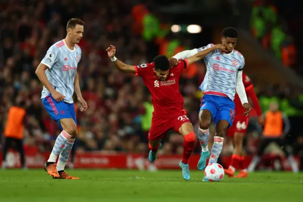 Barcelona sigue definiendo su próximo fichaje ¿Díaz o Rashford? Luis Díaz y Marcus Rashford(Photo by Clive Brunskill/Getty Images)