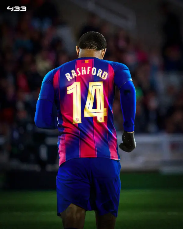 El dorsal histórico que usará Marcus Rashford en el Barça Foto de 433