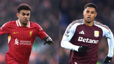 Luis Díaz y Marcus Rashford