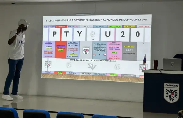 Panamá Sub-20 presenta su plan mundialista Chile 2025 Jorge Dely Valdés, DT de la Selección masculina de Panamá