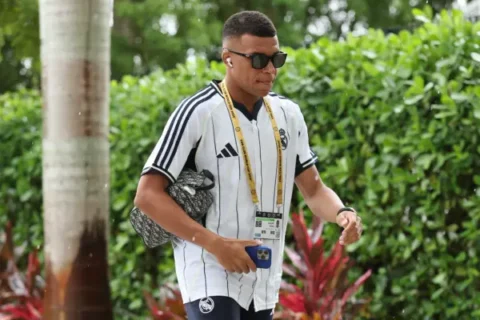 Kylian Mbappé (Photo by Michael Reaves/Getty Images)