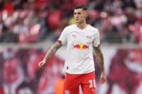 Benjamin Šeško  (Photo by Maja Hitij/Getty Images)