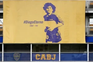 65 años de la leyenda, Diego Armando Maradona Photo by Alejandro Pagni - Pool/Getty Images