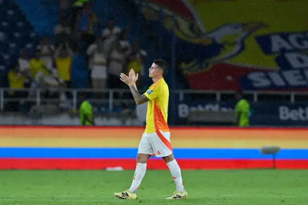 ¿El último baile de James? La imágen que conmovió a Colombia (Photo by Gabriel Aponte/Getty Images)