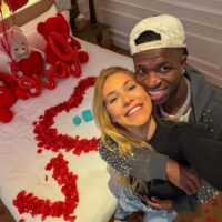 Vinicius Jr y Virgina Fonseca