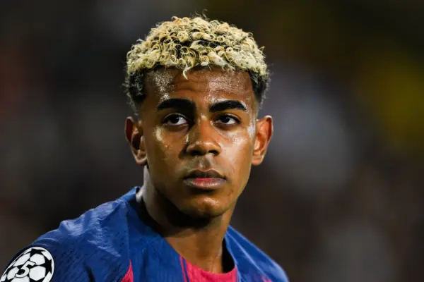 “Lo bueno que tiene Lamine es que a las críticas no les hace mucho caso" Pau Víctor (Photo by David Ramos/Getty Images)