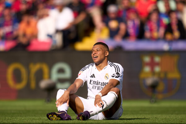 Las 6 bajas del Real Madrid para el clásico Kylian Mbappe