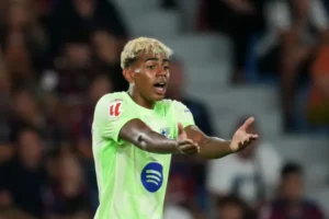 Lamine Yamal (Photo by Alex Caparros/Getty Images)