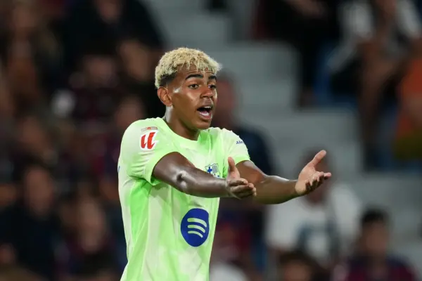 Lamine Yamal acusa al Real Madrid de robar y quejarse Lamine Yamal (Photo by Alex Caparros/Getty Images)