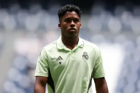 Endrick (Photo by Florencia Tan Jun/Getty Images)