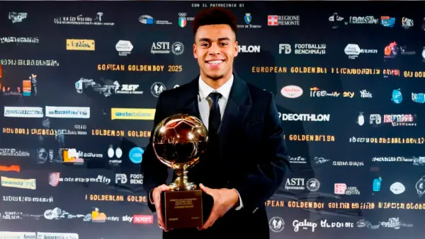 Désiré Doué Cierra el Año de Ensueño Parisino con el Golden Boy 2025 Désiré Doué Golden Boy 2025