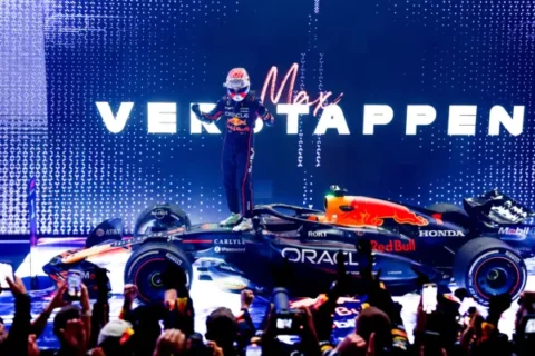 Max Verstappen Photo by Mark Thompson/Getty Images