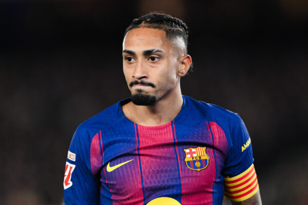 Barcelona pone a Raphinha como intrasferible Raphinha (Photo by David Ramos/Getty Images)