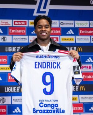 Endrick inicia su aventura en el Lyon de Francia Endrick