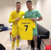 Cristiano Ronaldo y Orlando Mosquera